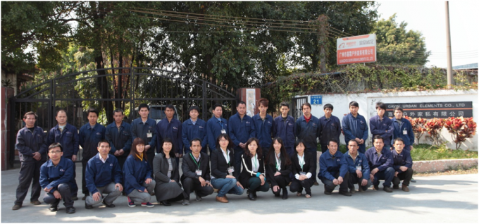 Mobili stradali Panca da sedere in metallo Panca da giardino lunga commerciale in legno in alluminio 3